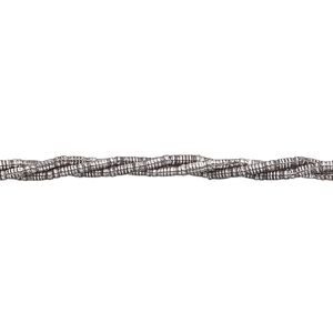 Bead, Hill Tribes, antiqued fine silver, 3x1mm tube. Sold per 16-inch strand.