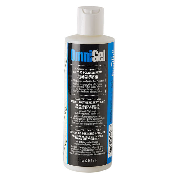 Photo transfer liquid, Omni-Gel™, pkg/8-fluid-ounce bottle. image number 0