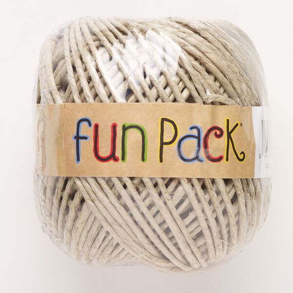 Cord, hemp, tan, 2mm round. Sold per pkg of 59 meters. image number 0