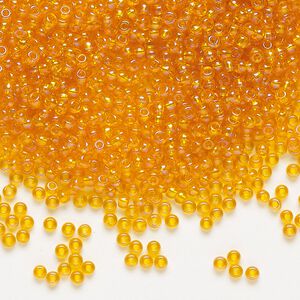 Seed bead, Preciosa Ornela Czech glass, pkg/50g, #11 rocaille, translucent rainbow hyacinth, (81060).