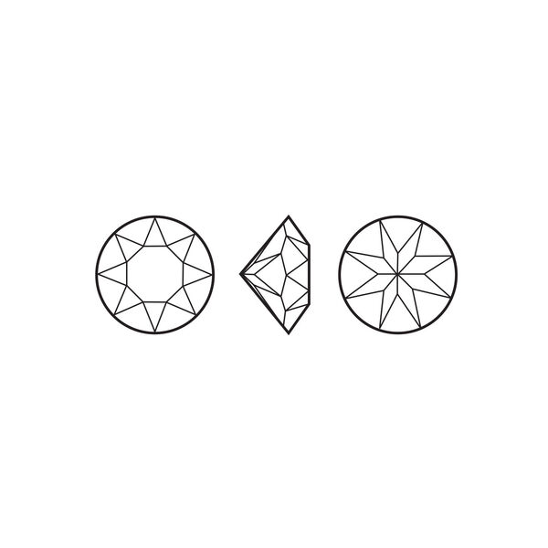 Chaton 6pk peridot frost foil back, Crystal Passions&reg; 8.16-8.41mm round SS39 1088 image number 1