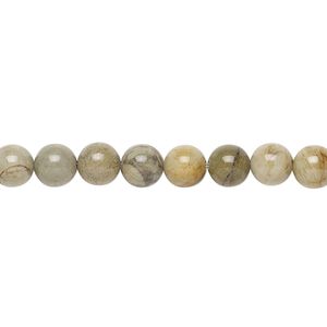 Silver mist jasper 1pkg1, round bead natural 15.5-16 inch 6mm