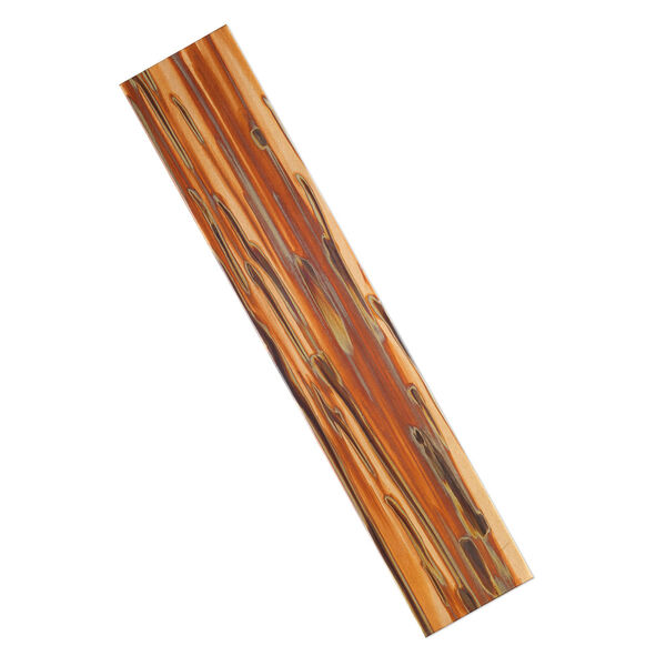 Sheet, Lillypilly, copper, enchantment patina, 10x2-inch single-sided rectangle, 36 gauge. Sold individually. image number 0