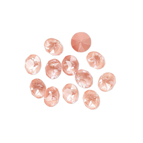 Chaton 12pk crystal flamingo ignite, Crystal Passions® 6.14-6.32mm round SS29 1088 image number 0