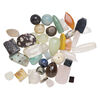 Multi-gemstone / glass 1pkg1, mixed shape bead 1/4 lb mix 8x6mm-40x30mm image number 0