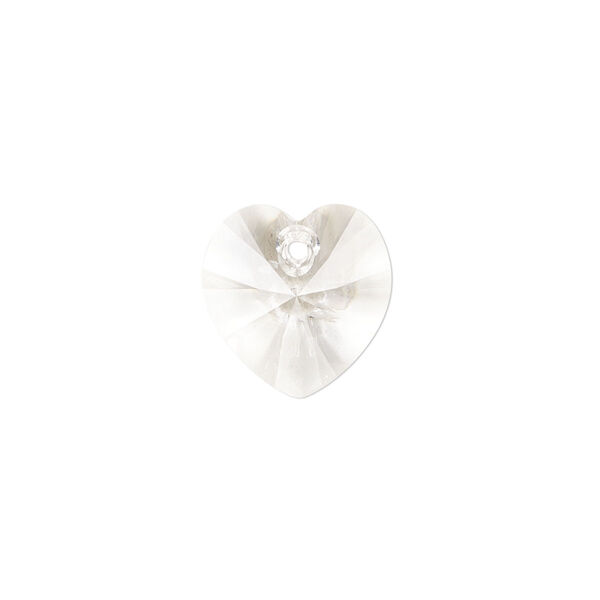 Drop 72pk crystal, Preciosa Czech crystal 14mm pendant heart image number 0