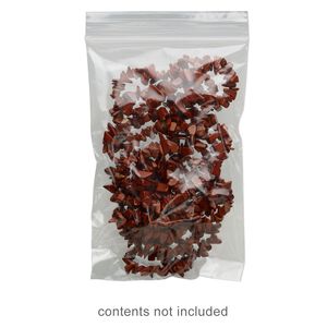 Bag, Tite-Lip™, plastic, clear, 4x6-inch top zip. Sold per pkg of 100.