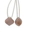 Coffee moonstone 1pkg2, hand-cut top-drilled puffed teardrop bead natural B grade, 14x14mm image number 0