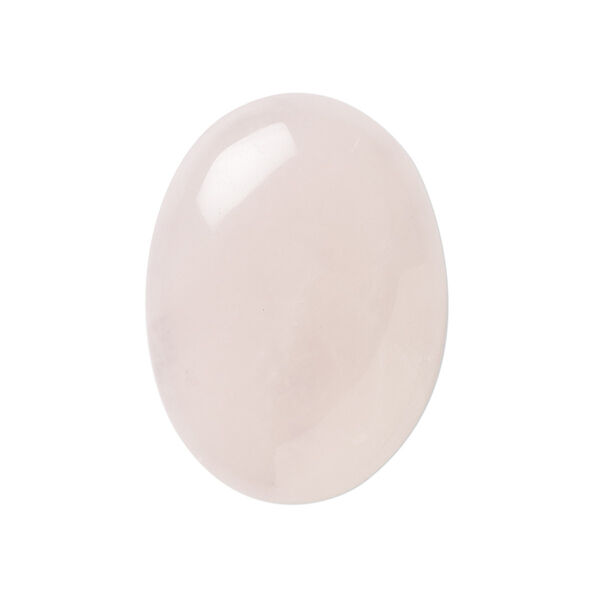 Cabochon, rose quartz (natural), 30x22mm calibrated oval, B- grade, Mohs hardness 7. Sold per pkg of 2. image number 0