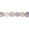 Multi-fluorite 1pkg1, round bead natural, 15 inch 8mm image number 0
