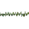 Freshwater pearl 1pkg1, baroque, 15 inch forest green 15x6mm-23x10mm cultured image number 1