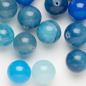 Quartz 1pkg1, round bead 4 oz mix 11-13mm