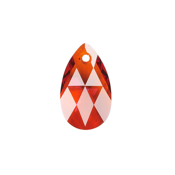 Drop 1pkg1 Persian red TCF&trade;, Crystal Passions&reg; 22x13mm pendant pear 6106 featuring Swarovski&reg; Crystals image number 0
