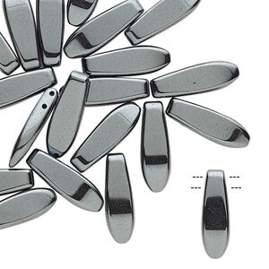 Hemalyke™ 1pkg20, top-drilled teardrop bead 14.5x5mm