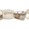 Black lip / gold lip / mother-of-pearl shell 1pkg1, nugget bead 15 inch small to medium image number 0
