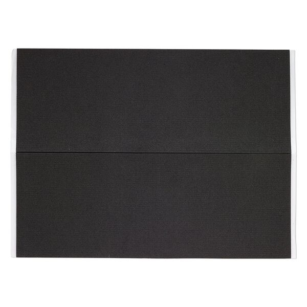 Adhesive strip, Art Edge™, EVA foam, black, 2mm. Sold per 10-inch sheet. image number 1