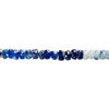 Bead 1pkg1 afghanite, 4x2mm-4x3mm hand-cut faceted rondelle B grade, 15.5-16 inch natural shaded image number 1