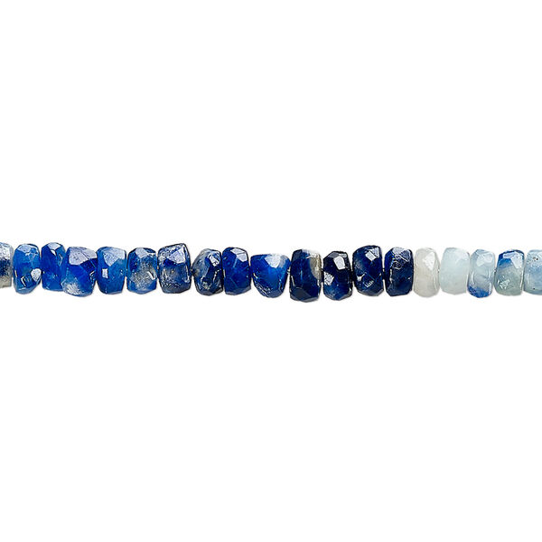 Bead 1pkg1 afghanite, 4x2mm-4x3mm hand-cut faceted rondelle B grade, 15.5-16 inch natural shaded image number 1