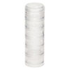 Organizer jar, Space Saver, plastic, clear, 1-5/8 x 7/8 inches. Sold per 6-piece set. image number 1