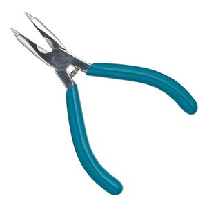 Pliers 1pkg1, EUROTOOL® Beaders Delight Pliers, multi-purpose, stainless steel and rubber, 4-3/4 inches.