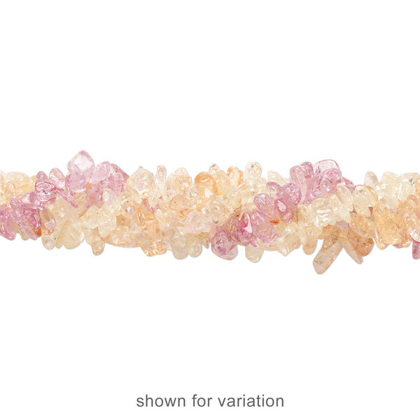 Ice flake quartz 1pkg5, chip bead 15 inch mix medium to extra-large image number 1