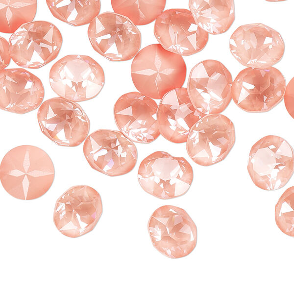 Chaton 144pk crystal flamingo ignite, Swarovski® 8.16-8.41mm round SS39 1088 image number 0