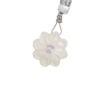 Rainbow moonstone / iolite 1pkg1, top-drilled hand-cut 1sided carved flower bead natural, 16mm image number 1