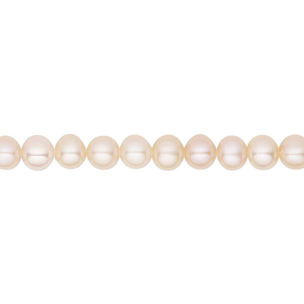 Pearl, White Lotus™, cultured freshwater, mauve, 5-5.5mm semi-round, B- grade, Mohs hardness 2-1/2 to 4. Sold per 15-1/2" to 16" strand. image number 0