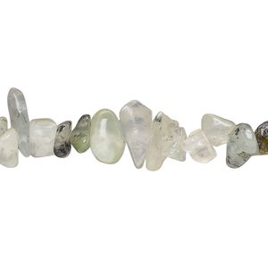 Prehnite 1pkg1, chip bead natural 15.5-16 inch small