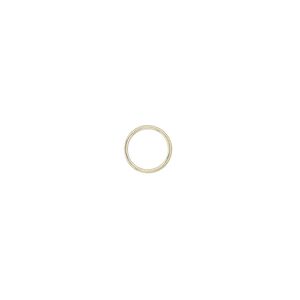 Jump ring, 14Kt gold-filled, 7mm soldered round, 5.8mm inside diameter, 22 gauge. Sold per pkg of 10.
