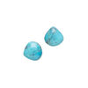 Turquoise 1pkg2, hand-cut top-drilled puffed teardrop bead mix 8-11mm image number 0