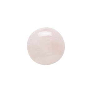 Rose quartz 1pkg2, calibrated round cab natural 18mm