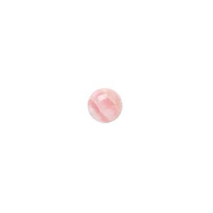 Rhodochrosite 1pkg4, calibrated round cab natural 6mm