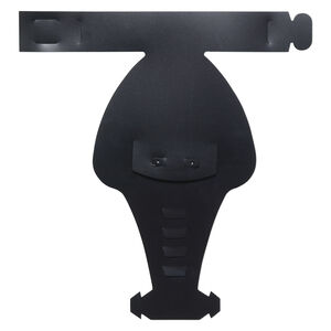 Display, foldable, necklace and earring, acrylic, black, 8-1/2 x 9 x 4-inches assembled. Sold per pkg of 2.