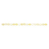 Mother-of-pearl shell 1pkg1, flat oval bead 15 inch canary yellow 14x10mm-14x11mm image number 1
