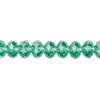 Bead 1pkg288 Caribbean green, Swarovski&reg; ReCreated&trade;, 8x6mm rondelle 5040 image number 0