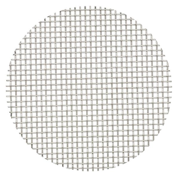 Mesh screen, stainless steel, 4-inch round. Sold individually. image number 0