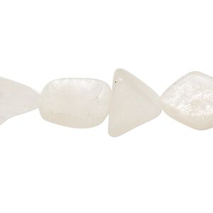 Rainbow moonstone 1pkg1, hand-cut nugget bead natural 14 inch small