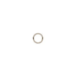 Jump ring, 14Kt gold-filled, 6mm soldered round, 4.5mm inside diameter, 22 gauge. Sold per pkg of 10.