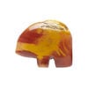Moukaite jasper 1pkg1, top-drilled and half-drilled Zuni-style bear focal natural, 28x20mm-33x27mm image number 2