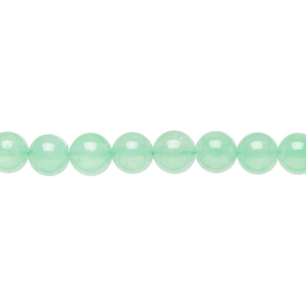Chrysoprase 1pkg1, round bead natural 15 inch 6mm image number 0
