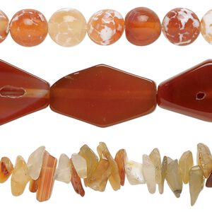 Red agate 1pkg3, mixed shape bead 15 inch mix 5x1mm-25x14mm