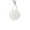 Rainbow moonstone / iolite 1pkg1, top-drilled hand-cut 1sided carved flower bead natural, 16mm image number 1