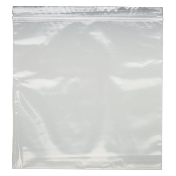 Bag, Tite-Lip™, plastic, clear, 8x8-inch top zip. Sold per pkg of 100. image number 1