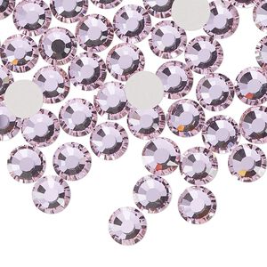Flat back 24pk mesmera foil back, Preciosa MAXIMA Czech crystal rhinestone 6.3-6.5mm chaton rose round SS30