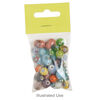 Display card, paper, lime green, 3-1/2 x 2 inches with fold-over butterfly hang tab. Sold per pkg of 50. image number 1