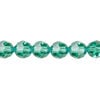 Bead 1pkg12 Caribbean green, Crystal Passions&reg; Regenerated 8mm round 5000 image number 0