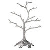 Display, antique silver-plated "pewter" (zinc-based alloy), 14 x 10-1/2 x 6-inch tree. Sold individually. image number 0