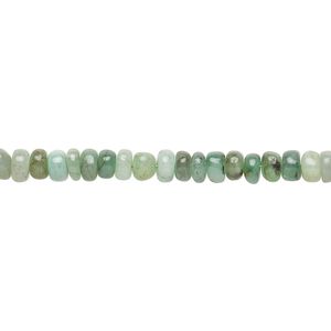 Emerald 1pkg1, hand-cut rondelle bead 13 inch 3x2mm-4x3mm