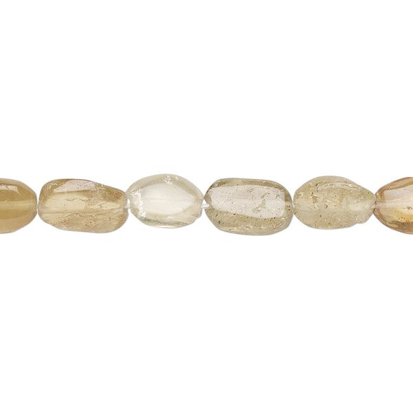 Grossularite garnet 1pkg1, hand-cut flat oval bead natural 13 inch 7x5mm-10x7mm image number 0